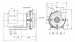 AMT 07ES05C-3P 3/4" Str Cent End Suction Chem Pump