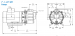 AMT 1SP05C-3P 1"  Cast Iron Cent Chemical Pump