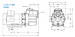 AMT 2SP20C-1P 2" Cast Iron Cent Chemical Pump