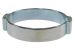 Zinc-Plated Steel Double Ear Clamp, 1 1/2"